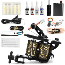 Kit completo professionale per tatuaggi set di macchine per tatuaggi kit di alimentazione per tatuaggi con punte a bobina adatto per principia
