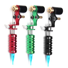 Kit completo di forniture per macchine per tatuaggi per principianti penna aghi e alimentatore.