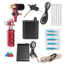 Kit Completo di Alimentazione per Macchina per Tatuaggi Rotativa per Principianti 110V