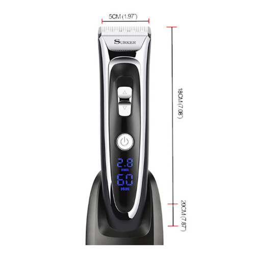 Surker Rasoio electric per Uomini Tagliacapelli wireless Set per Barba e Cura del Corpo 2