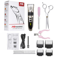 Rasoi per Cani Elettrici Professionali con 5 Velocità Tagliacapelli Mute per Animali Kit per Rasatura del Pelo