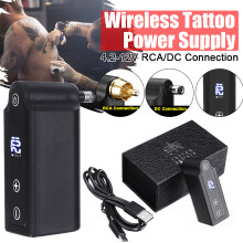 Mini Batteria di Alimentazione Wireless per Macchina da Tattoo RCA/DC