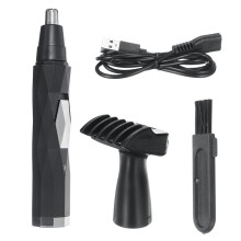 2 In 1 Rasoio electric per Capelli Barba Sopracciglia Ricaricabile USB Rasoio per Orecchie e Naso