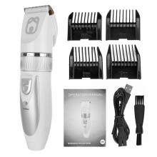 Tagliacapelli per cani ricaricabile USB kit di toelettatura per cani wireless tosatrice electric per animali domestici forbici per peli.