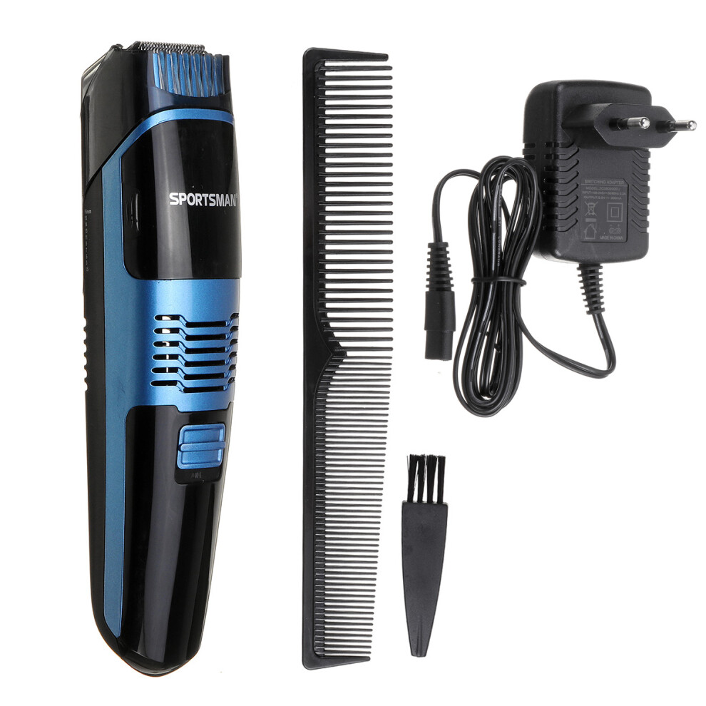 Black/Blue 2200Mh Child Adult Professional Electric Hair Clipper 2200Mah Rechargeable Hair Shaver Trimmer Cutter Grooming Kit Set
