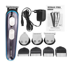 Rasoi elettrici ricaricabili per capelli e barba macchina da barbiere per taglio capelli con 4 pettini di limitazione