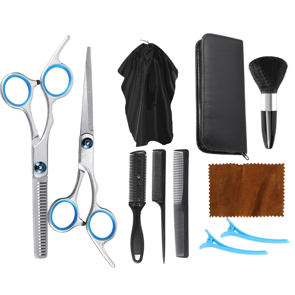 1/11PCS Professional Hairdressing Scissors Kit Hair Thinning Cutting Scissors Barber