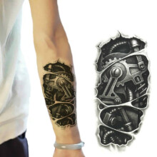 3D Maschinenmuster Arm wasserdichte temporäre Transfer - Tattoo - Aufkleber