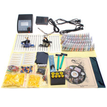 Kit Professionale per Tatuaggi 2 Macchine 54 Inchiostri Colorati 20 Aghi