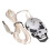 1PC RVS SKULL Tattoo Machine Voetpedaal Schakelaar Plat 5