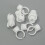 Professionele Complete Oogbrauw Lippen Tattoo Machine Kits Permanente Make - up Set 8