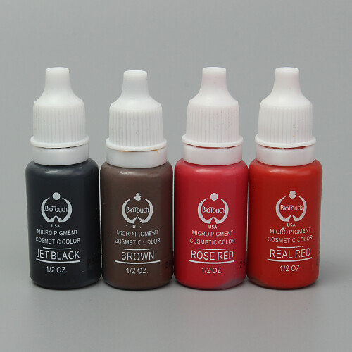 Professionele Complete Oogbrauw Lippen Tattoo Machine Kits Permanente Make - up Set 2