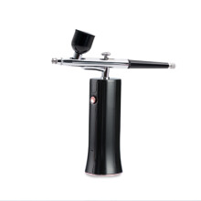 Kit di compressore ad aria portable ricaricabile per aerografo pompa ad aria per trucco tatuaggi decorazione di torte e pittura artigianale.