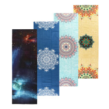 Microfiber Print Fitness Yoga Mat Sport Antislip Handdoek Deken Tapijt 72''x24'' Yoga Matten