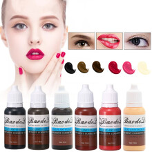 15 ml Permanentes Tattoo-Pigment Permanentes Reine Pflanzen-Make-up Augenbrauen Lippen Eyeliner Tattoo-Pigment Tinte