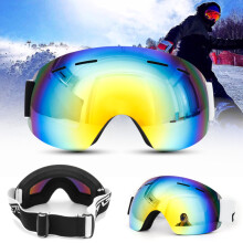 Snowboard Ski Goggles Unisex Volwassenen Dubbele Lens Anti Fog UV400 Skibril