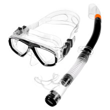 Houd Duikmasker Scuba Snorkelbril Gezichtsbril met Ademslang voor Volwassenen