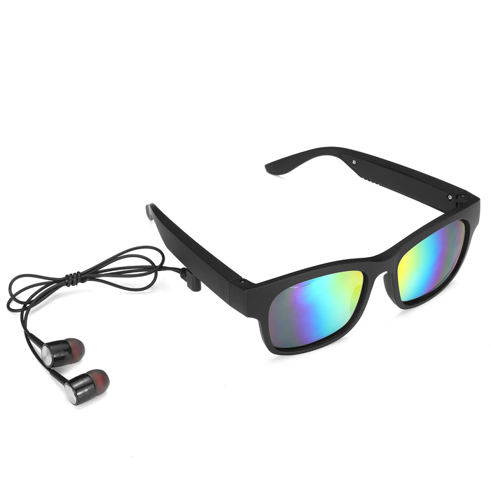 Polarized Sunglasses 5.0 Bluetooth Bone Conduction Headset Stereo Smart Glass Music Bluetooth Headphone Sunglasses Loudspeaker