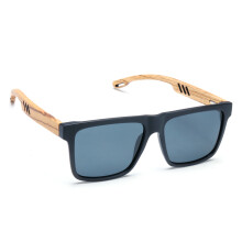 Holzpolarisierte Sonnenbrillen für Männer und Frauen quadratische Brille aus Bambusholz mit Box