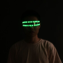 LED Bril Dazzle Kleur Gloed Licht Flitsende Rave Festival Feest Bril Oog Leesbril