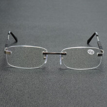Aluminium - magnesium legering leesbril randloos HD harslenzen presbyopie bril