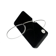 KCASA Clip per naso Occhiali da lettura unisex Occhiali portatili senza montatura Mini presbiopia
