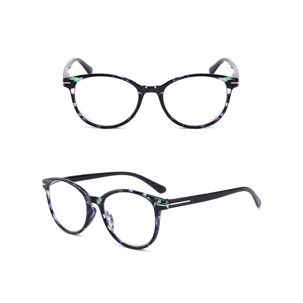 Reading Eye Glasses Magnifying Vintage Round Shape Frame Eyewear HD Lens Eyeglasses