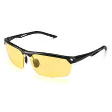 SGODDE Occhiali da sole anti-riflesso da uomo Pilot Sportivi Occhiali da guida HD Occhiali da sole per visione notturna