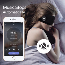 Cuffie per il sonno XIAOMI Sleepace maschera per gli occhi comoda e lavabile app intelligente blocco del suono cuffie con cancellazione del r