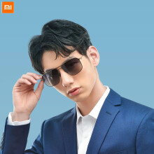 Occhiali da sole Xiaomi Classic Frame Pro Anti-UV Ultra leggeri gray sfumato Classico Quadrato Telaio in steel inossidabile Lenti polarizzate