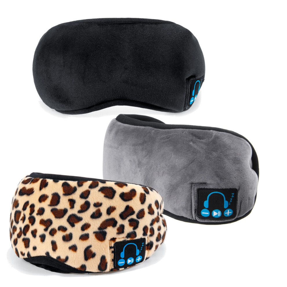 Light Wireless Bluetooth Eye Mask Headphone Earphone Sleeping Music Eye Shades Built-In Speakers Microphone For Home Travel