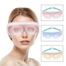 3 Luci Massaggiatore per Occhi LED Spettrometro Maschera per Occhi con Compressa Calda Fotonica Ringiovanimento Anti-rughe Rassodante Cura degli