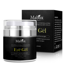 Mabox Crema Gel per gli Occhi Rimuove le Occhiaie Acido Ialuronico Rassodante Schiarente 50ml