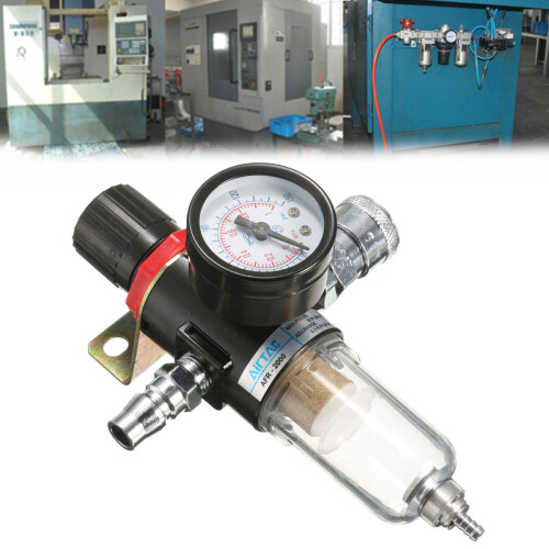 AFR - 2000 1/4" Luchtcompressor Filter Waterafscheider Valset Regulator Manometer