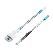 Cordless Handheld Pool Vacuum Cleaner IPX8 Waterproof, Rechargeable, Telescopic Handle up to 190 cm for Above-Ground Pools