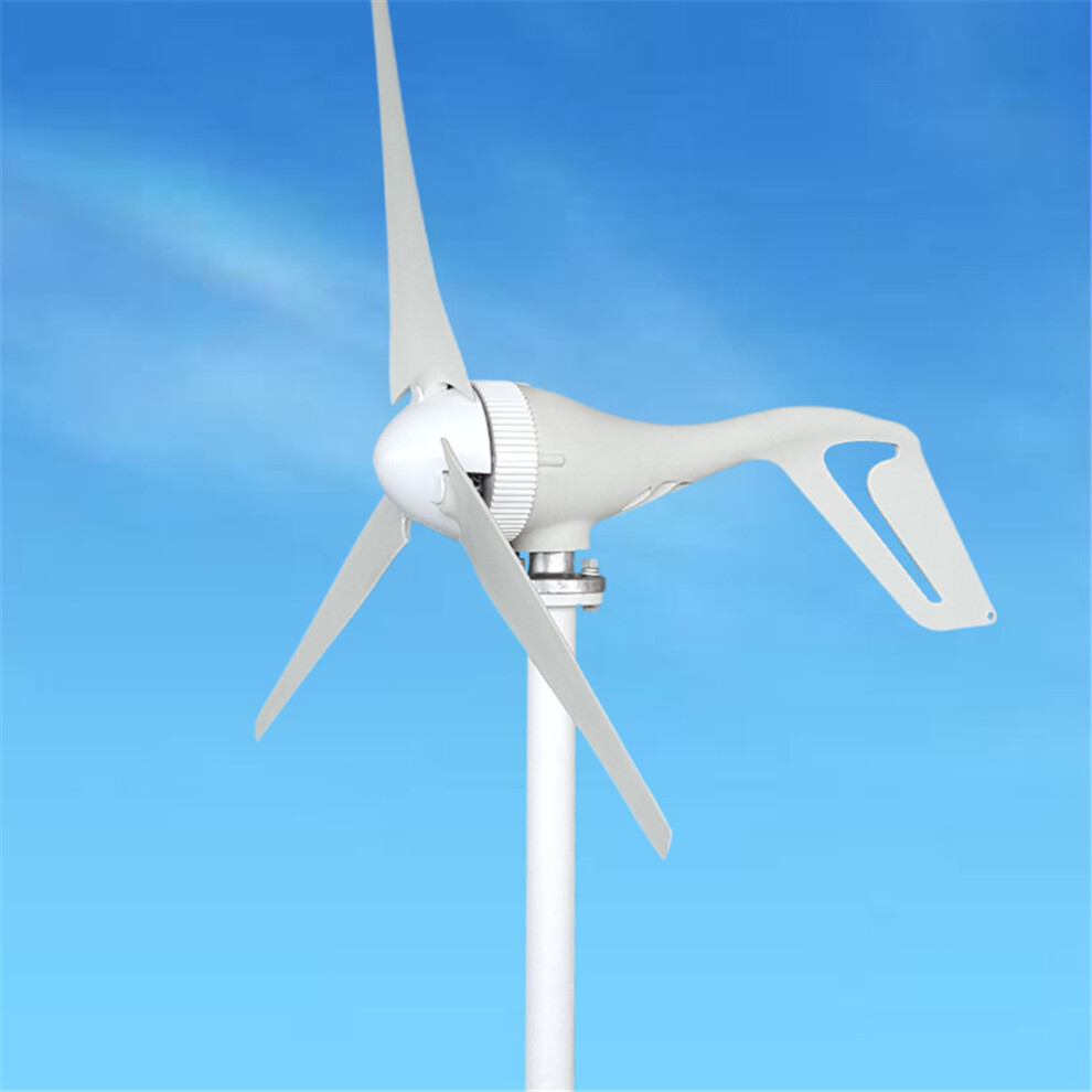 600W 12V/24V 3 Blades S2 Wind Turbines Generator Nylon Fiber Windmill With Controller 6900072239473