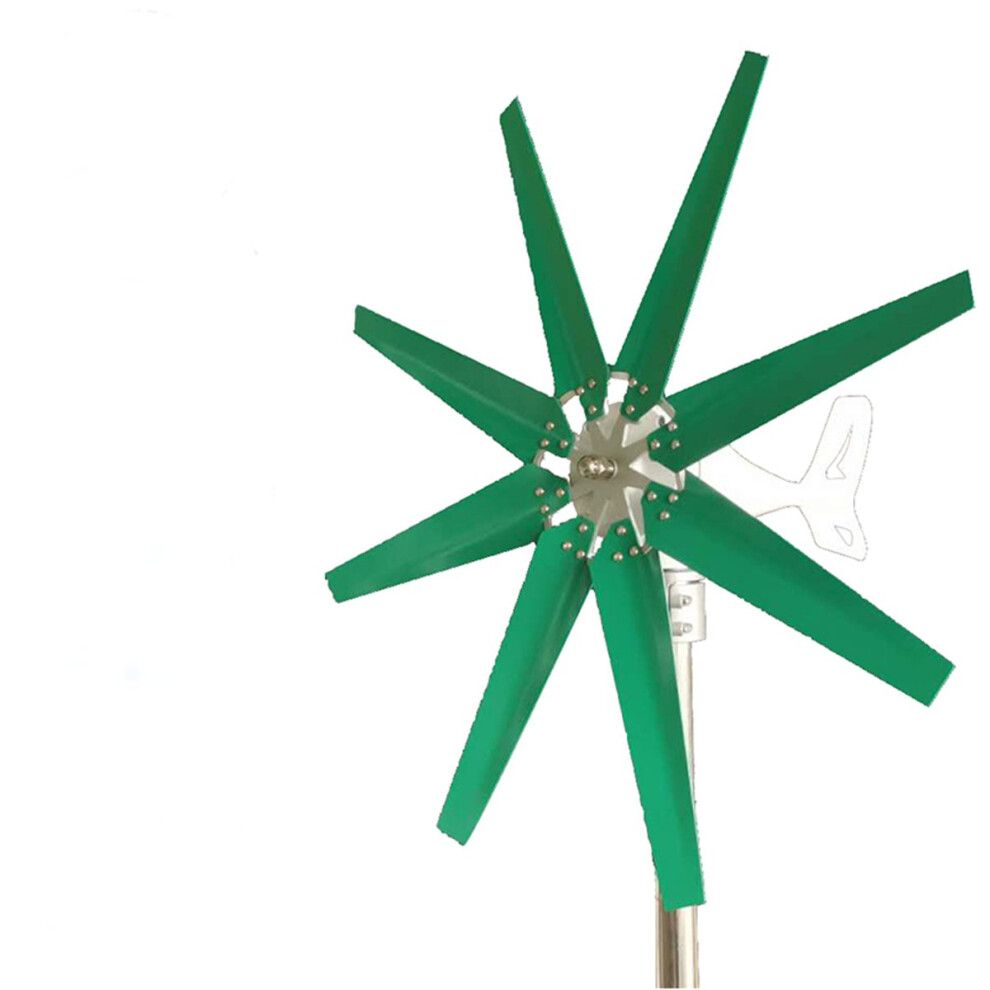 500W 12V 24V 8 Blade Lantern Power Wind Turbines Generator Waterproof Vertical Generator 622872631283