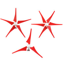 300W 12/24V Nylon Fiber Option Aerogenerator 3/5/6 Blades Wind Turbine Power Generator