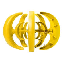 400W 12V / 24V Lantern Wind Turbine Vertical Axis Automatically Windward Yellow Wind Generator
