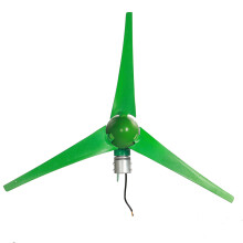 12V/24V 3 Blades 800W Peak Green Horizontal Power Wind Turbine Generator With Charge Controller