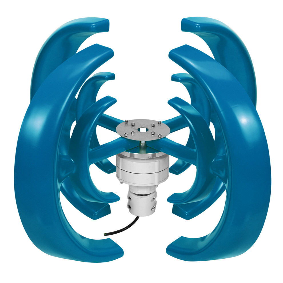 500W 12V/24V 4 Blades Wind Turbine Generator Vertical Axis Clean Energy Power 6900064983698