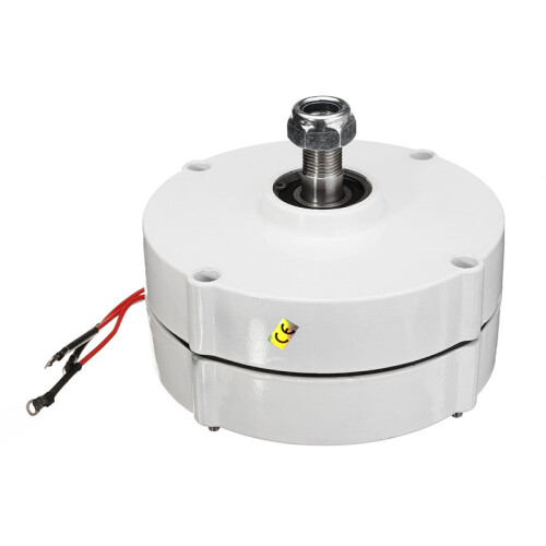 100W 12V 24V Three-phase Current PMSG Generator White For Wind Turbine 1