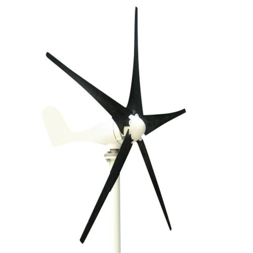 DC 12 24 V 500 W Power 5 - Blatt Horizontale Windturbine Generator Kit mit Controller