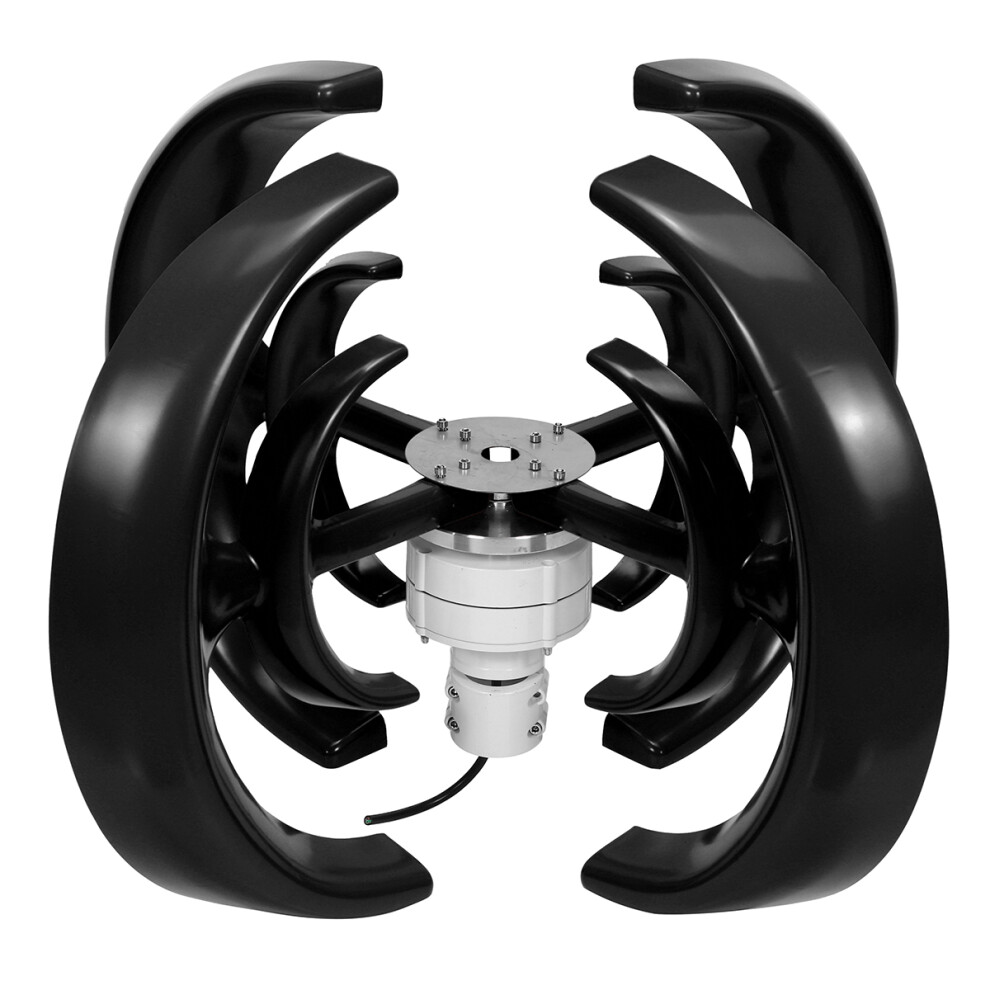 500W Dc Wind Turbine Lantern Type Wind Generator Automatic 4 Motor Blades Kits 6900064983759