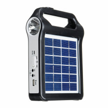 2400MAh Caricatore Solare portable Sistema Generatore Solare Riutilizzabile Porta USB Con Illuminazione Lampada