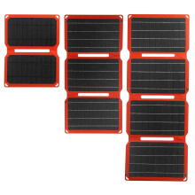 10 W/21 W/28 W Solarpanel Solar Faltladegerät Tragbare Powerbank für Mobiltelefone ETFE All-in-One Laminat Faltbeutel