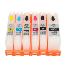 6Pz Cartuccia d'inchiostro ricaricabile PGI-270 CLI-271 per MG7720 TS8020 TS9020