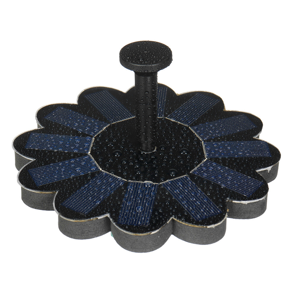 6V 180L/H Solar Power Floating Fountain Garden Landscape Water Pump 55-75cm Lifting