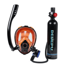 1 l Tauch-Mini-Scuba-Zylinder Sauerstofftank Unterwasser-Atemausrüstung + Gesichtsmaske