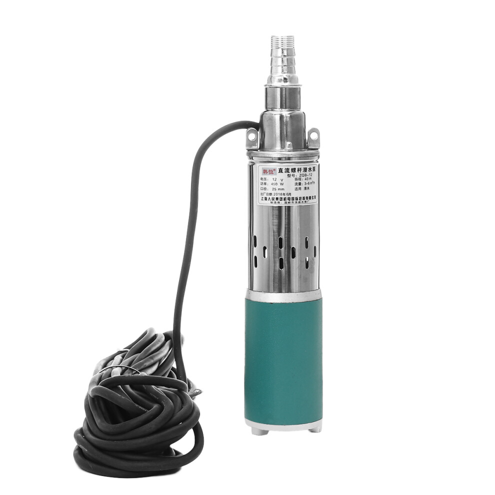 12V/24V/48V Dc Submersible Pump Lift 40M 450W Deep Well Water Dc Pump Alternative Energy Solar Power Submersible Pump 622872592010